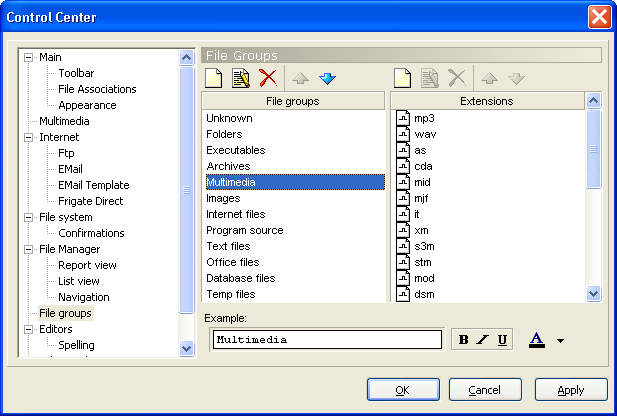 File groups